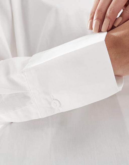 Camisa larga blanca extragrande de JDY, 3 de 4