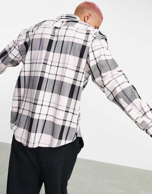 Camisa larga extragrande rosa a cuadros grandes estilo años 90 de ASOS DESIGN, 3 de 4