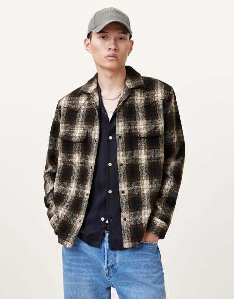Camisa marrón de manga larga Alvar de AllSaints - view 1