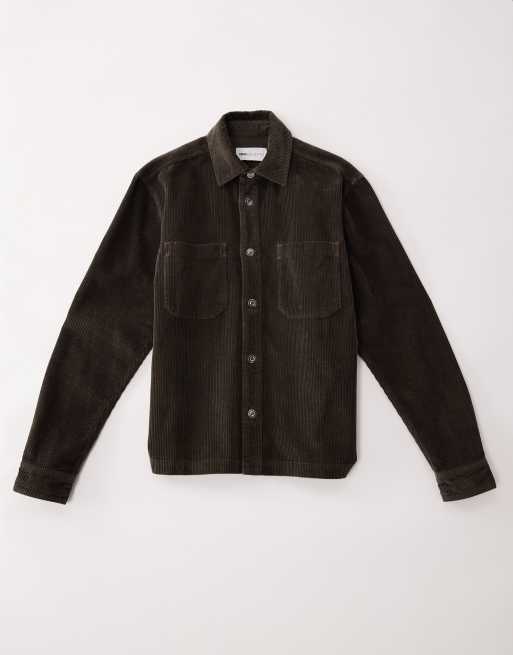 Camisa marrón holgada de pana gruesa de ASOS COLLECTIVE (parte de un conjunto) , 7 de 7