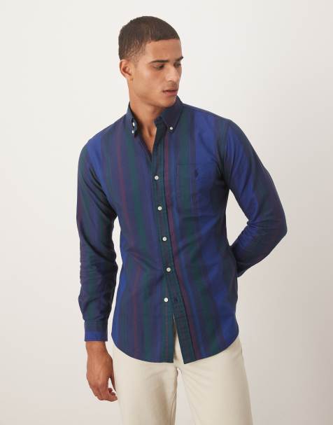 Camisa multicolor a rayas de manga larga de Polo Ralph Lauren - view 1