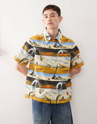 Camisa multicolor con estampado integral Dreamscape de ICECREAM - view 1