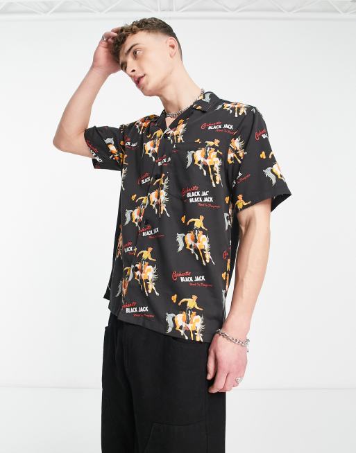 Camisa negra Black Jack de Carhartt WIP