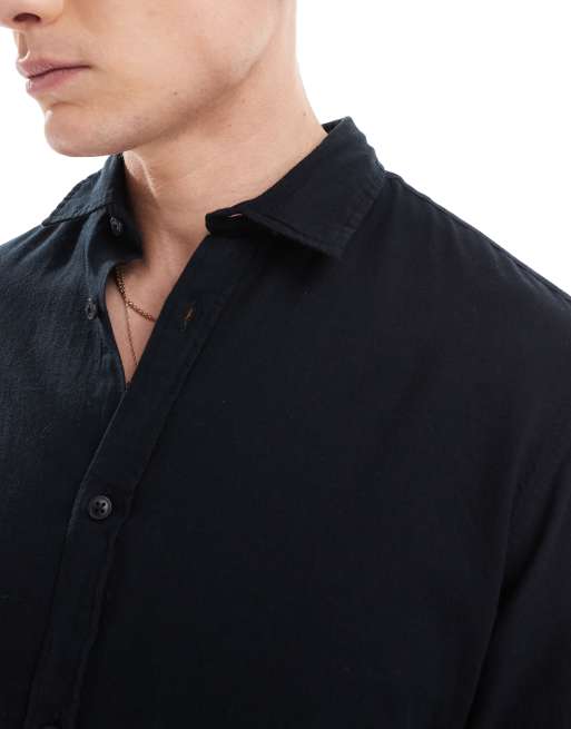 Jack & Jones JJEJACK SLIM FIT - Camisa - black/negro 