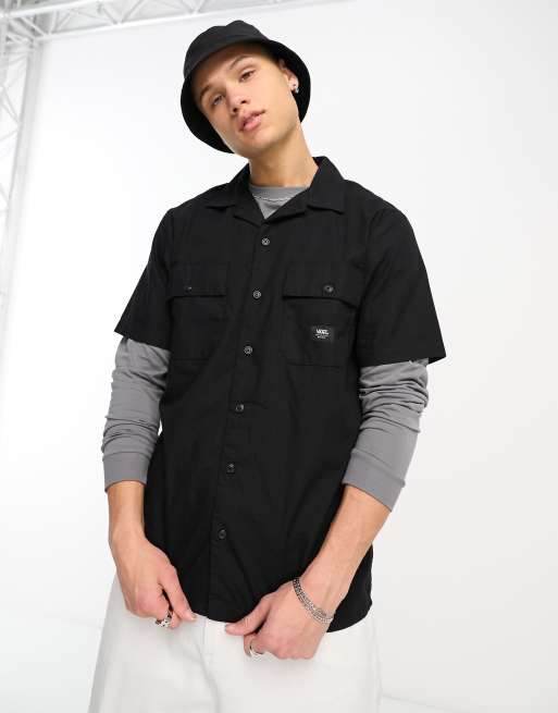 camisa vans negra