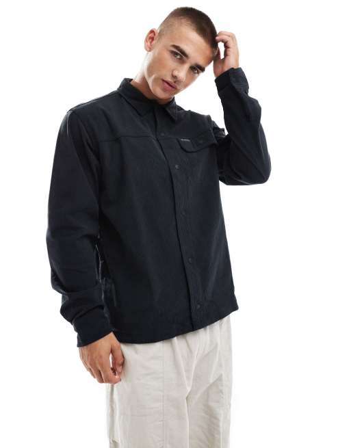 Camisa negra de pana Flare Gun de Columbia