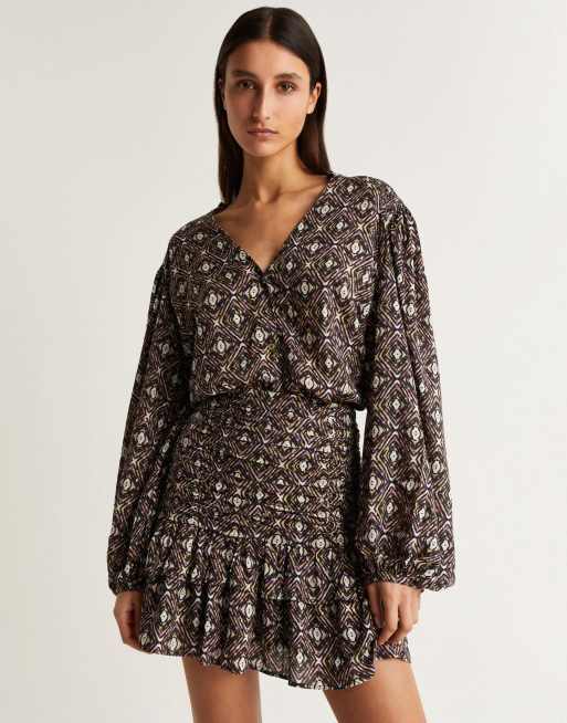 Camisa negra estampada Jan de Scalpers