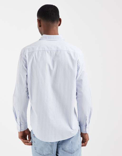 Camisa Oxford a rayas azul claro de Calvin Klein Jeans, 5 de 5