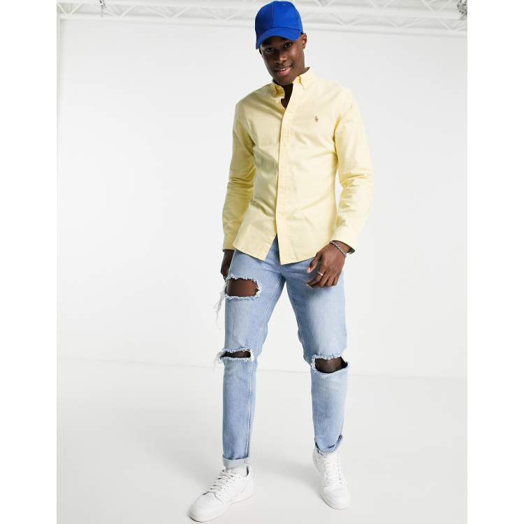 Camisa Sport M/ C Liso Yale Hombre 010 | Meses Sin Interés
