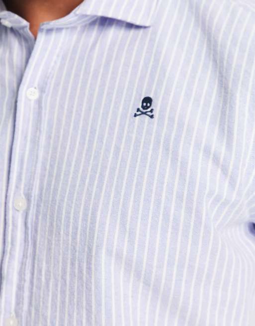 Camisa scalpers rayas azules new arrivals