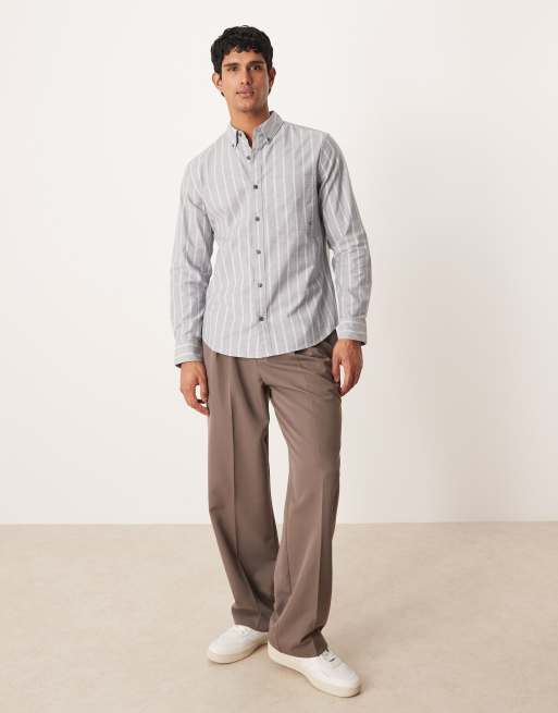 Camisa Oxford azul clásica a rayas de Calvin Klein Jeans, 2 de 5
