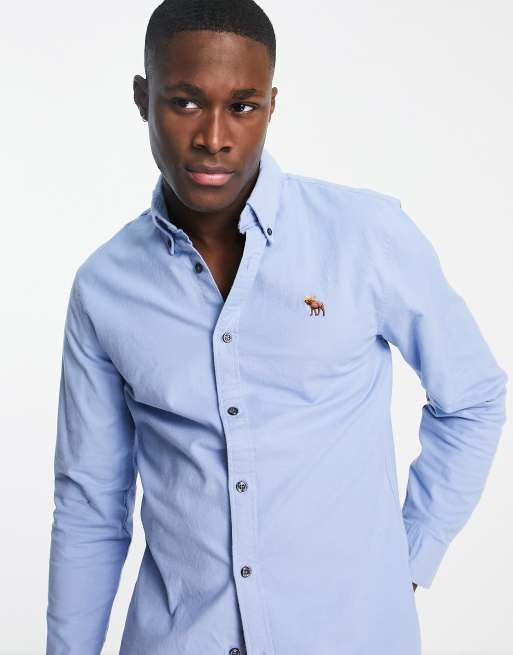 Camisa Oxford azul de Abercombie & Fitch