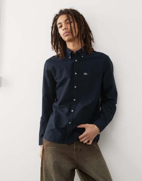 Camisa Oxford azul marino de manga larga de Lacoste - view 1