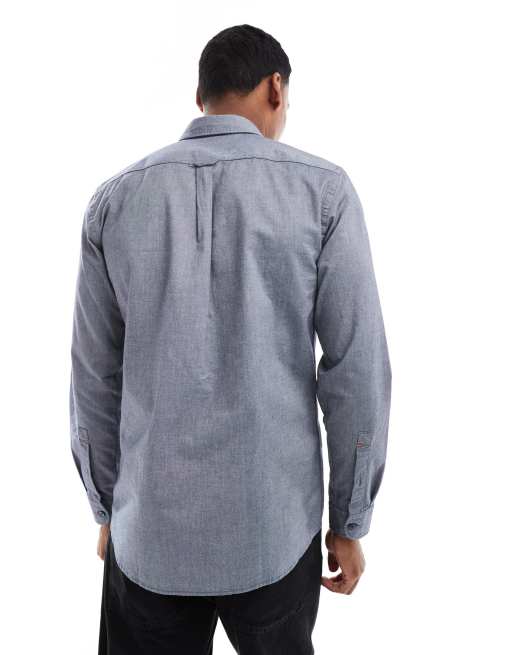 Camisa Oxford azul marino de manga larga Rickert de BOSS Orange, 2 de 4