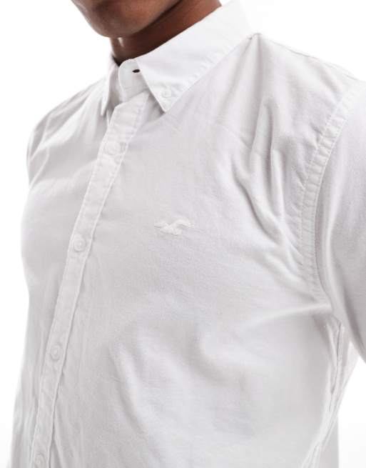 Camisa Oxford blanca Core de Hollister