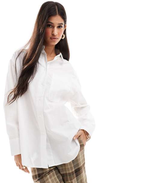 Blusas blancas mujer online stradivarius