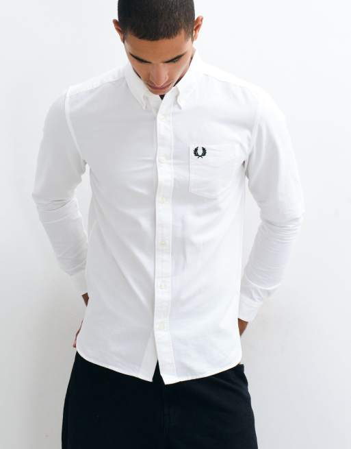 Camisa Oxford blanca de Fred Perry , 4 de 5