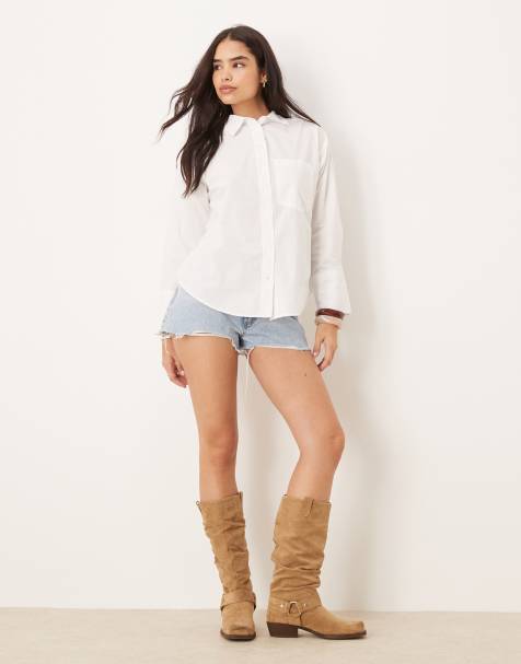 Camisa Oxford blanca de Gina Tricot - view 1