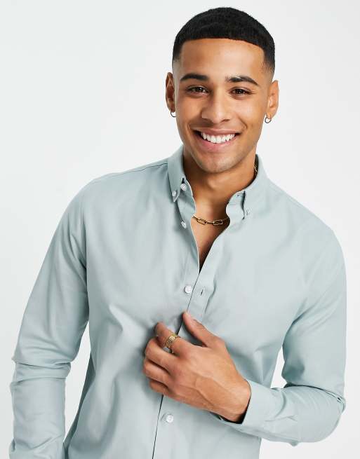 Camisa Oxford de corte slim con logo de Original Penguin ASOS