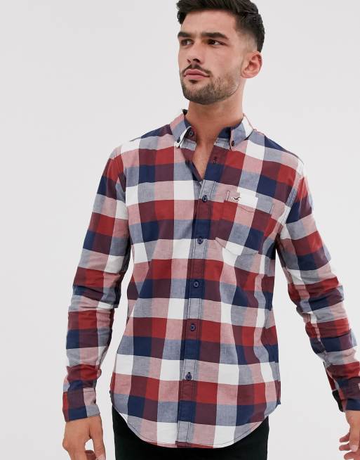 Camisa de cuadros grandes shop
