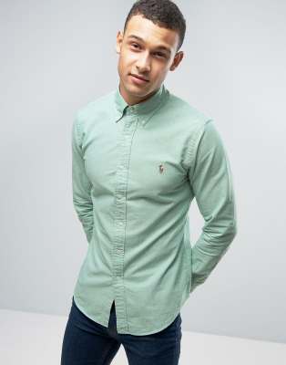 camisa ralph lauren verde