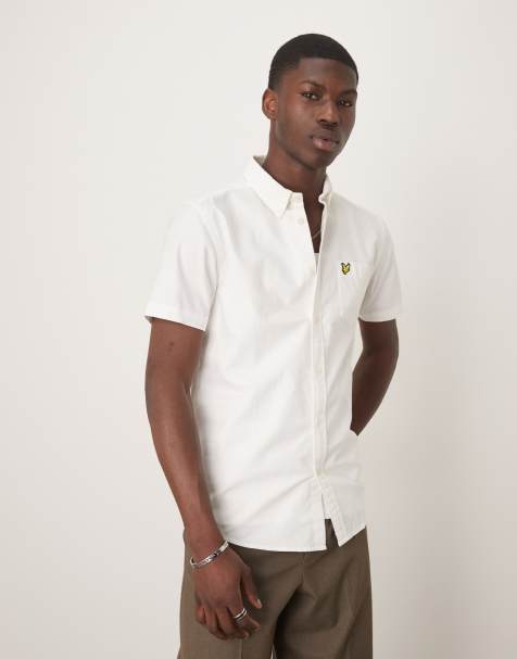 Camisa Oxford de manga corta en blanco de Lyle & Scott - view 1