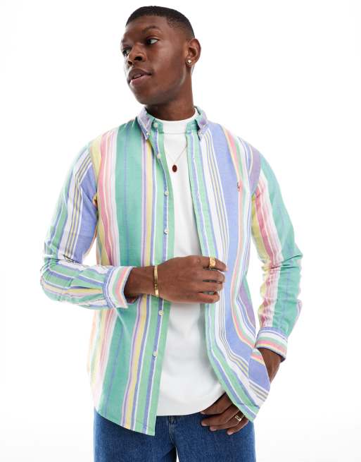 Camisa polo ralph lauren multicolor sale