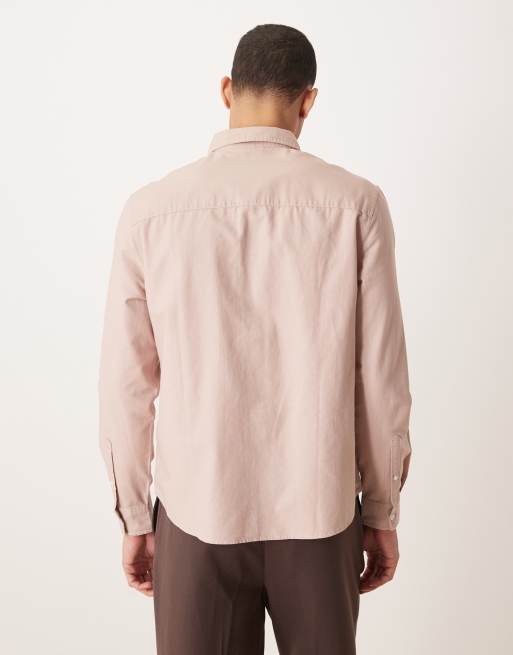 Camisa Oxford rosa claro de corte estándar de ASOS DESIGN, 3 de 5