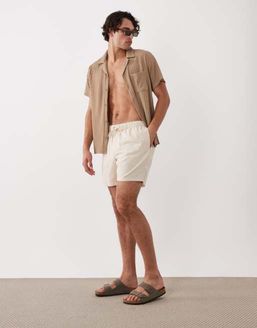 Camisa playera color avena de croché de South Beach, 2 de 5