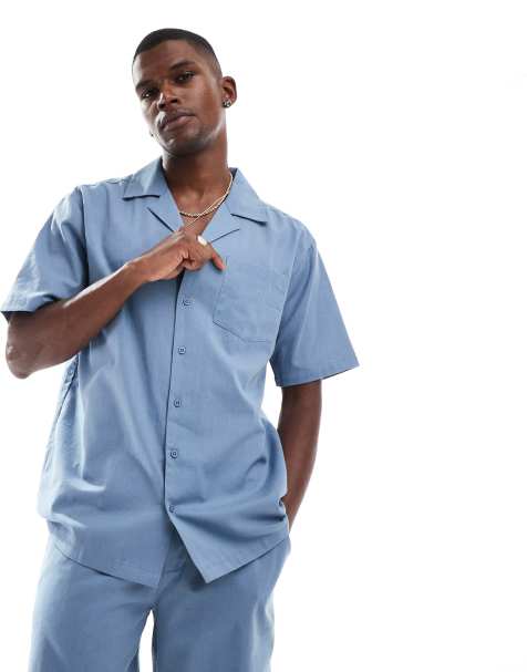 Camisa playera gris pizarra de lino de Sol Beach - view 1