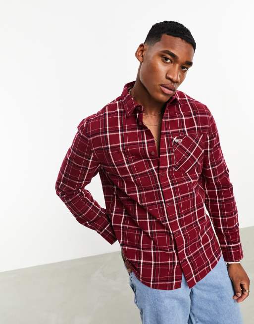 Camisa roja a cuadros clásica con bolsillo de Tommy Jeans, 2 de 4