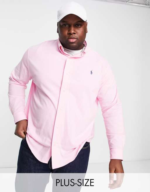 Camisa rosa polo ralph lauren hot sale