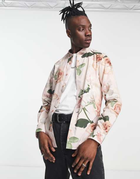 Camisa rosa con estampado floral Lincoln de Twisted Tailor - view 1