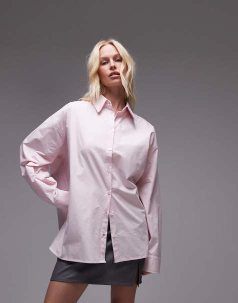 Camisa rosa cruzada con diseño multiposición y cintura ceñida de ASOS DESIGN - view 1