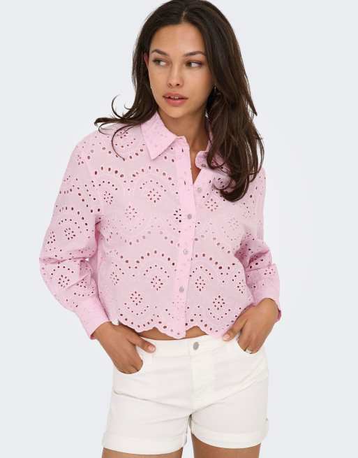 Camisa rosa dama de ONLY, 4 de 7