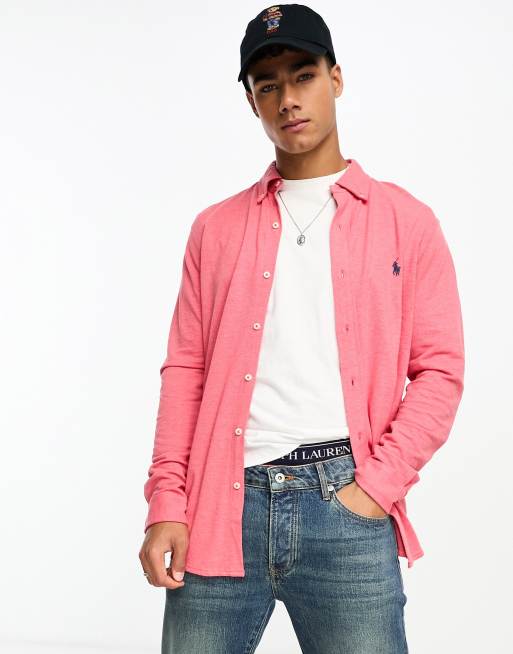 Camisa polo adidas originals pique outlet rosa