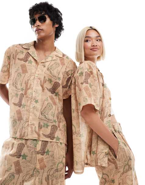 Camisa unisex con estampado de rodeo de Reclaimed Vintage - view 1