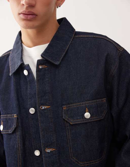 Camisa vaquera azul añil de estilo wéstern de Reclaimed Vintage (parte de un conjunto) , 5 de 5