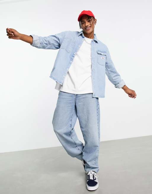Camisa vaquera azul claro de manga larga Kibler de Dickies ASOS