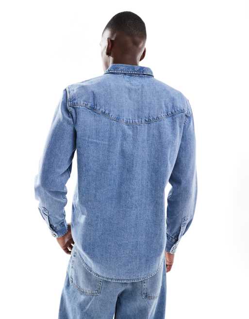 Camisa vaquera con lavado medio y detalles estilo wéstern de Levi's, 3 de 5