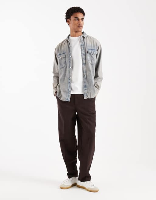 Camisa vaquera holgada de estilo wéstern con lavado a la piedra de Levi's, 2 de 5