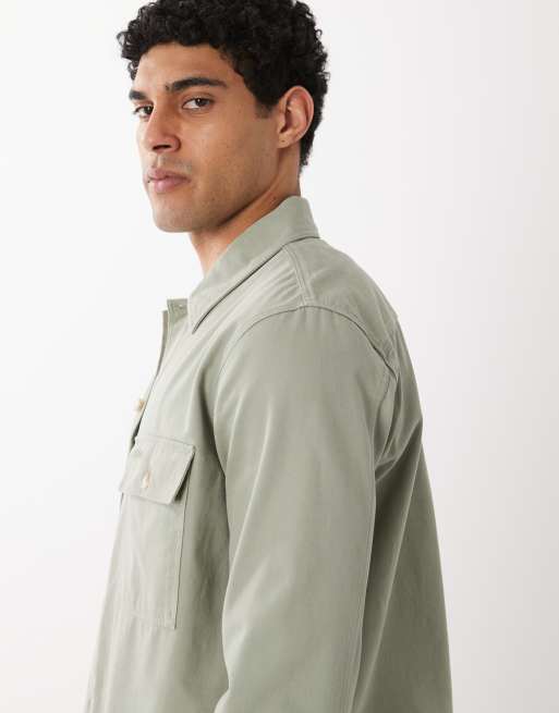 Camisa verde claro extragrande de HUGO Red, 3 de 5