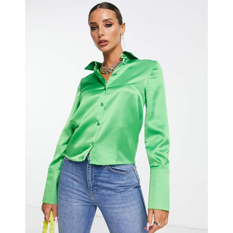 Blusas con puños 2025 anchos