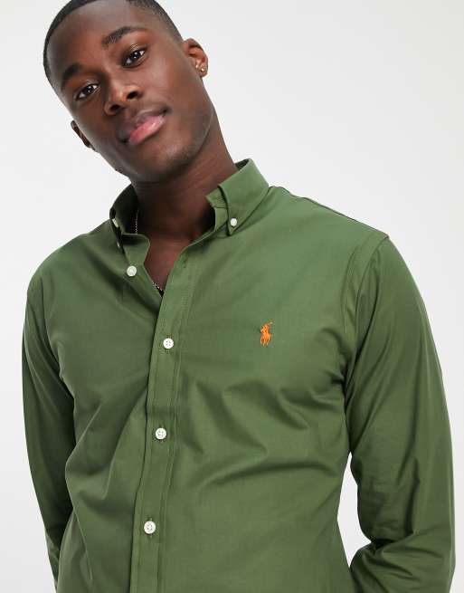 Camisa ralph store lauren verde