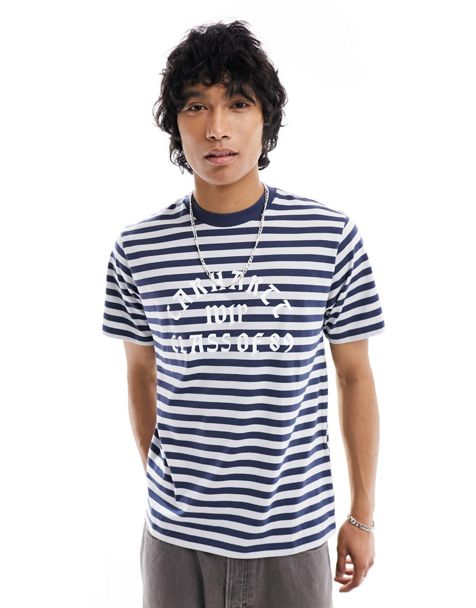 Bendorff Camiseta Manga Corta Hombre Rayas Blanco 850075030 201