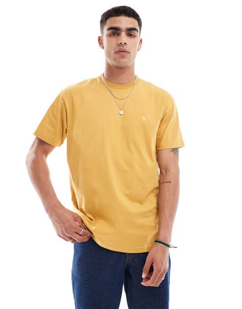 Camiseta manga larga amarilla para chico Color AMARILLO Talla 8