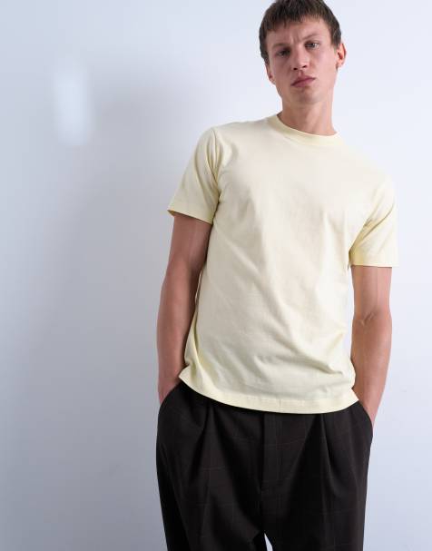 Camiseta amarilla de corte estándar de Topman - view 1