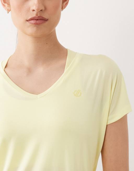 Camiseta amarillo cera reflectante de tejido ligero Vigilant de Dare 2b, 4 de 4