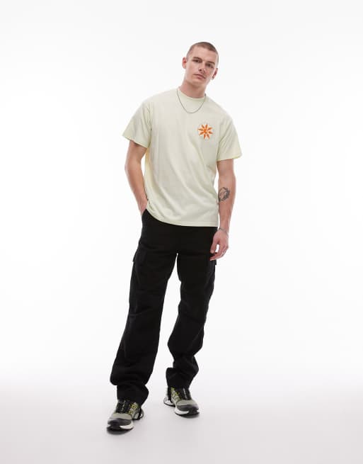 Camiseta amarillo pálido con estampado gráfico Senses de Carhartt WIP, 3 de 4