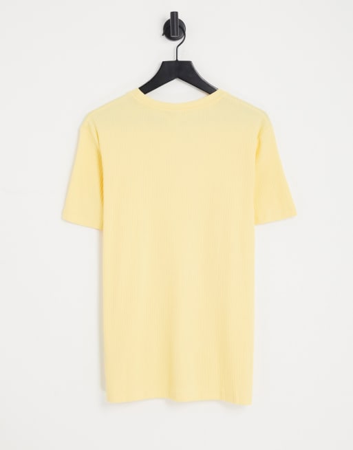 Camiseta amarillo pastel de canal de Jack Jones Originals